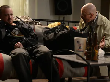 Jesse Pinkman (Aaron Paul) y Walter White (Bryan Cranston) Jesse Pinkman (Aaron Paul) y Walter White (Bryan Cranston)