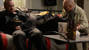 Jesse Pinkman (Aaron Paul) y Walter White (Bryan Cranston)