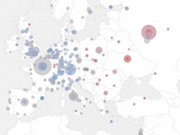 Mapa de la excelencia científica en Europa