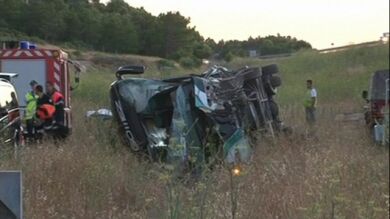 Fallece una española en un accidente de autocar con más de 30 heridos en Francia