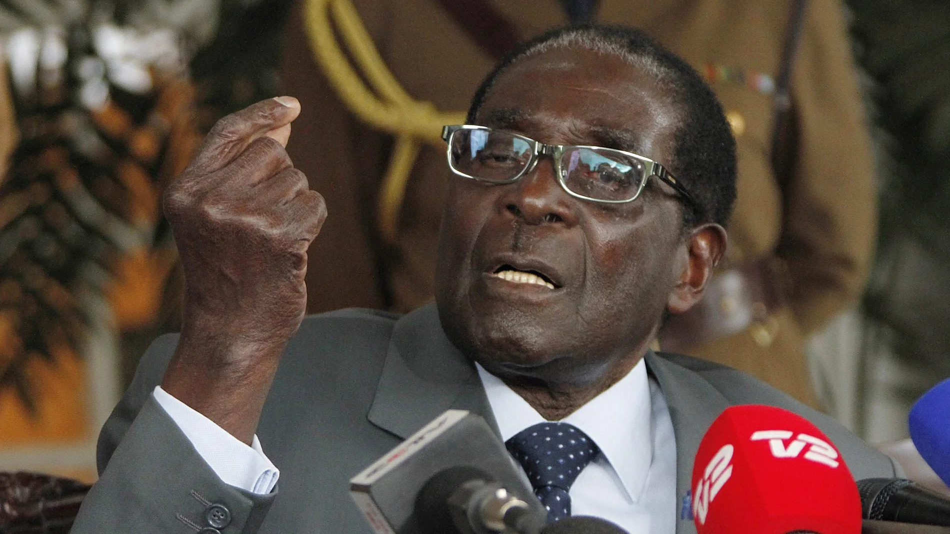 Robert Mugabe, presidente de Zimbabue Robert Mugabe, presidente de Zimbabue