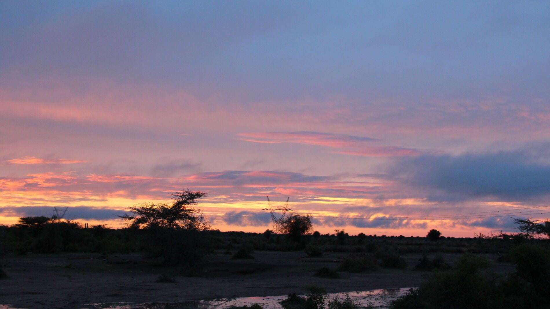 Atardecer despu&eacute;s de la lluvia