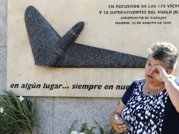 La presidenta de la Asociación de Afectados del Vuelo JK5022, Pilar Vera. La presidenta de la Asociación de Afectados del Vuelo JK5022, Pilar Vera.