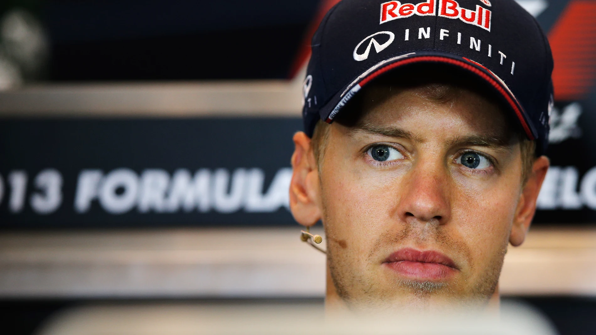 Vettel en rueda de prensa