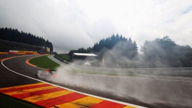 Probabilidad de lluvia en la carrera de Spa