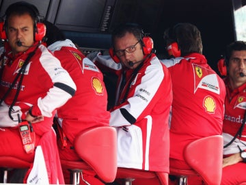 El muro de Ferrari en Spa
