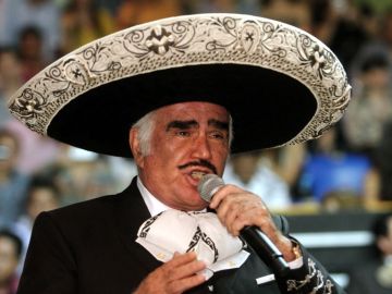 El cantante Vicente Fernández