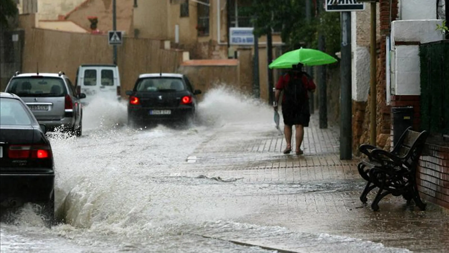 Intensas lluvias en Albacete. Intensas lluvias en Albacete.