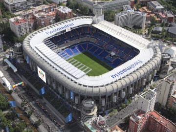 Panorámica del estadio Santiago Bernabéu