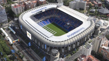 Panorámica del estadio Santiago Bernabéu