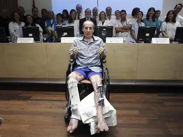 Salvador Rodríguez tras el reimplante Salvador Rodríguez tras el reimplante