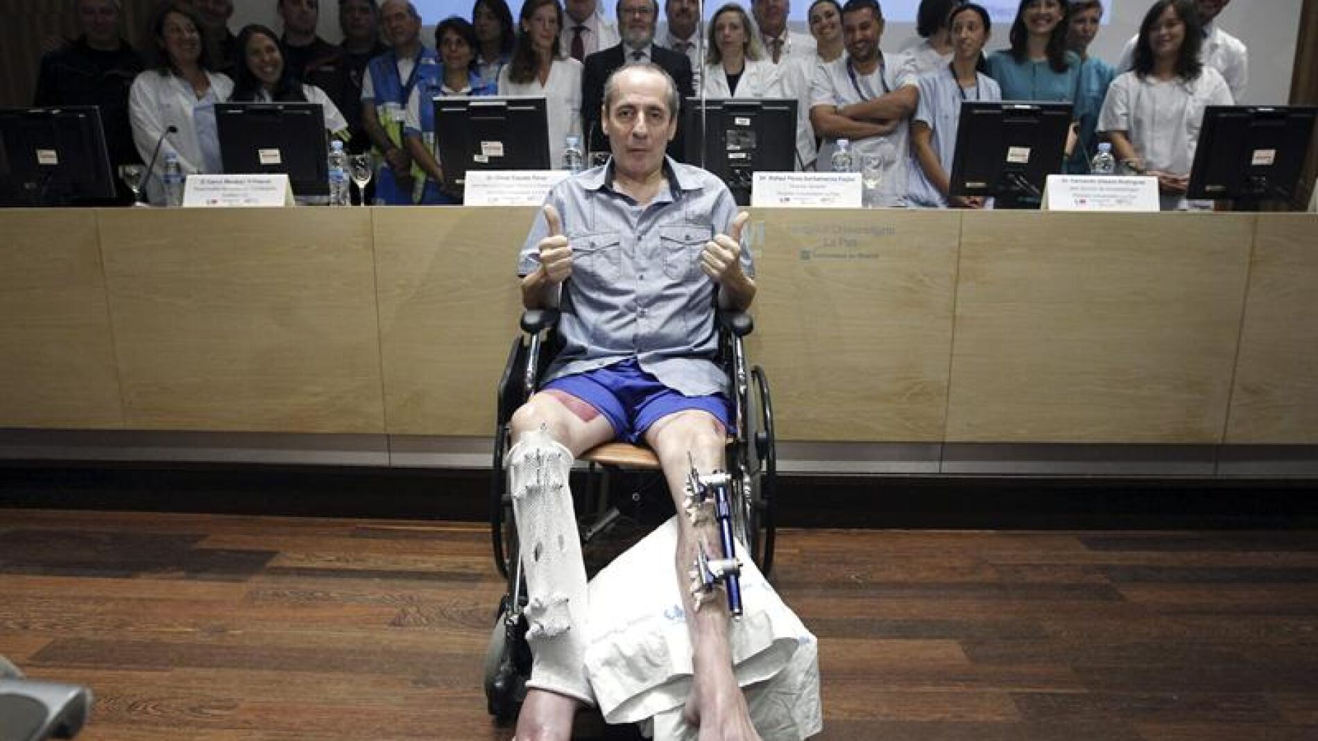 Salvador Rodr&iacute;guez tras el reimplante