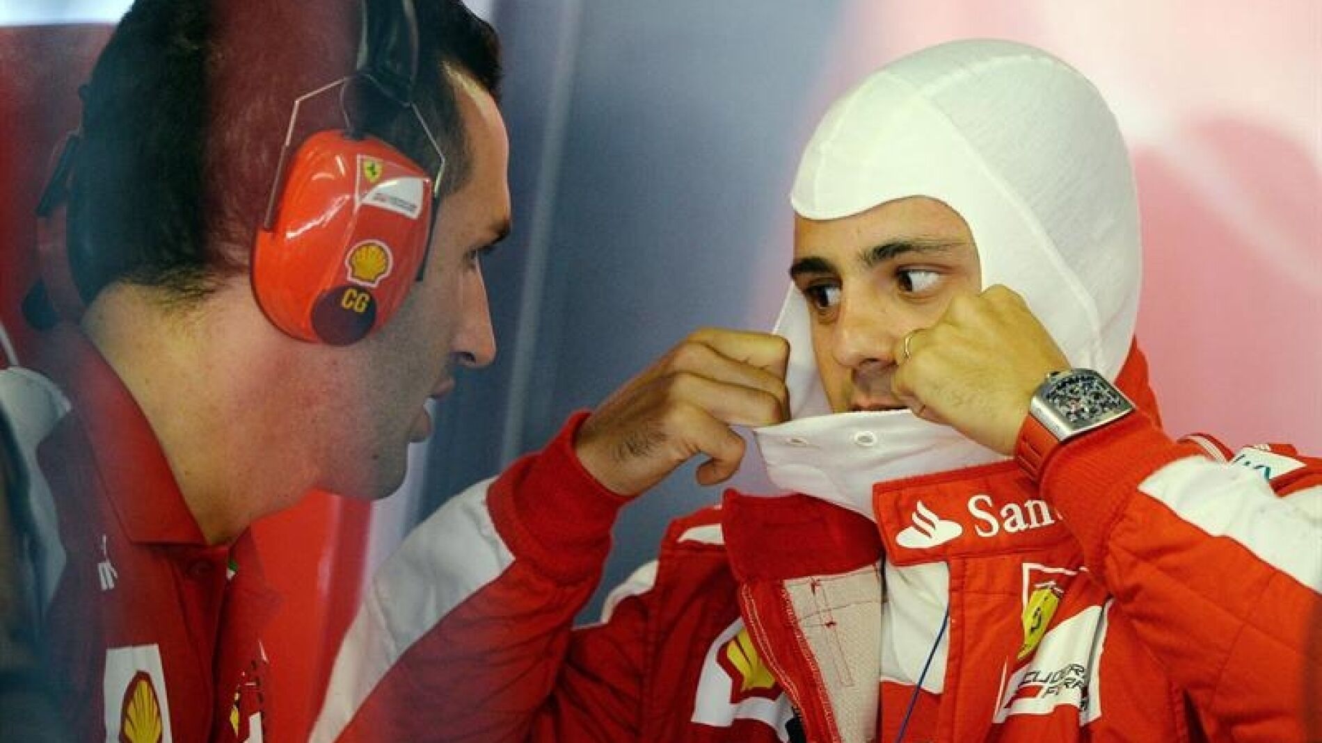 Felipe Massa en los Libres de Monza