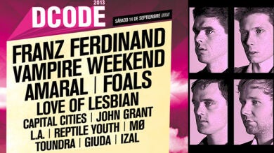 El DCODE clausura el verano indie español con Franz Ferdinand como principal atractivo
