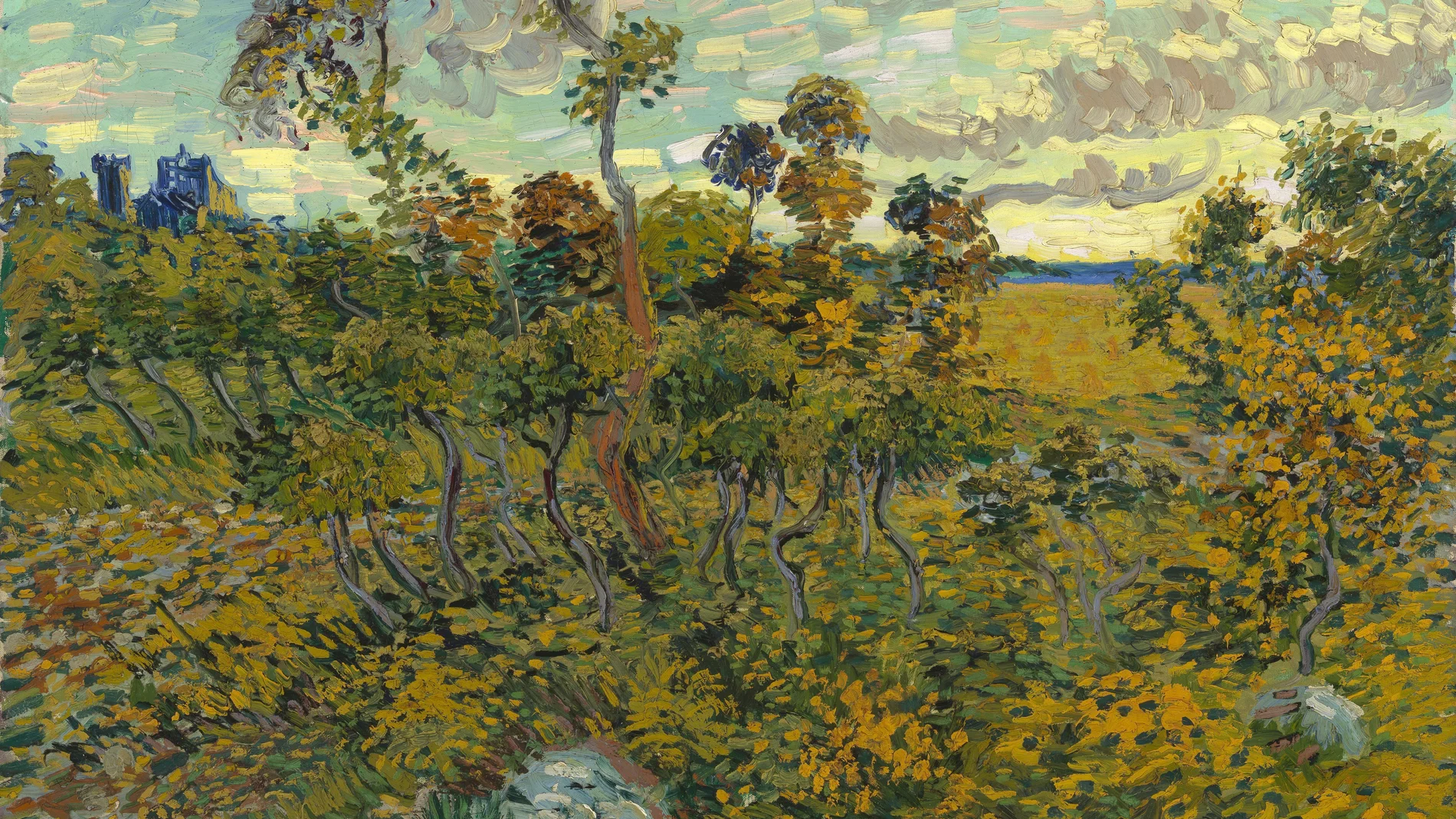 Puesta de Sol en Montmajour, de Van Gogh Puesta de Sol en Montmajour, de Van Gogh