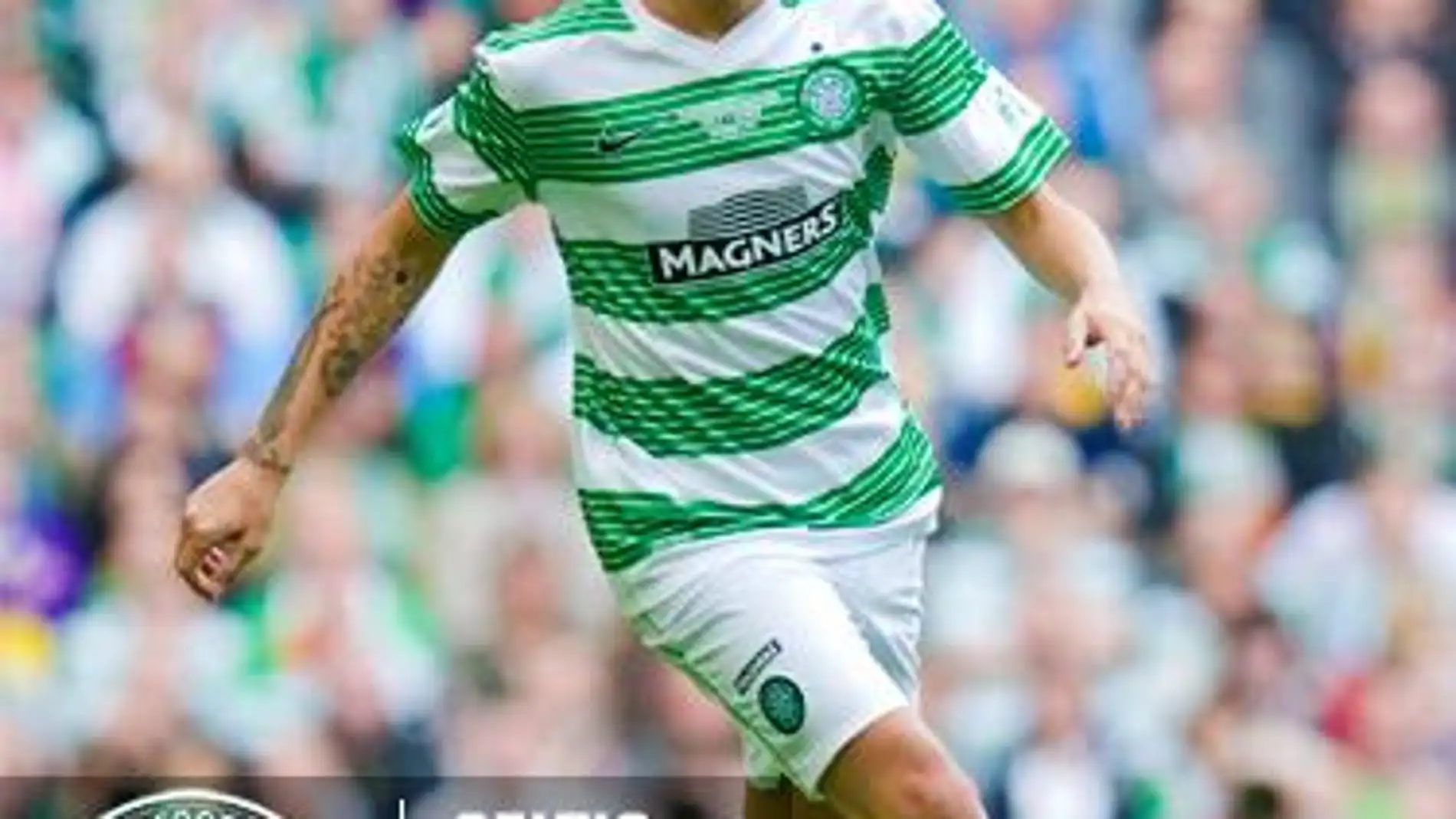 Louis Tomlinson como jugador del Celtic Football Club