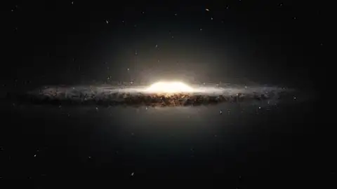 Mapa tridimensional de la zona central de la Vía Láctea Mapa tridimensional de la zona central de la Vía Láctea