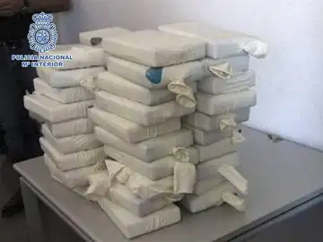 Alijo de droga incautado a la banda Alijo de droga incautado a la banda