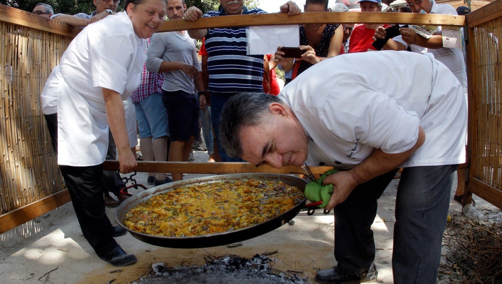 La paella del restaurante Posada Real