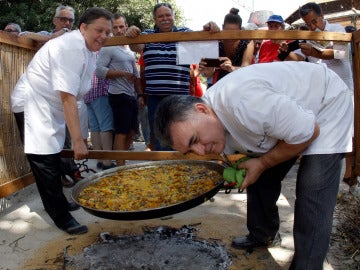 La paella del restaurante Posada Real