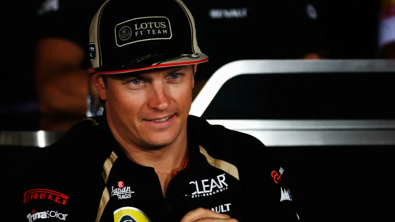 Raikkonen en rueda de prensa de la FIA