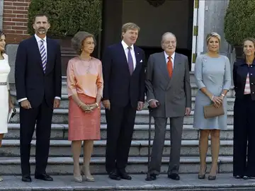 La Familia Real con los reyes de Holanda La Familia Real con los reyes de Holanda