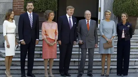 La Familia Real con los reyes de Holanda La Familia Real con los reyes de Holanda