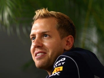Vettel, relajado en Singapur