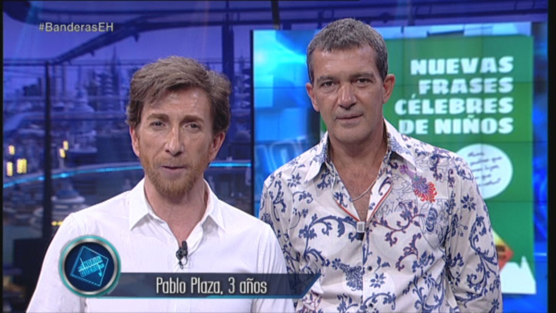 Pablo Motos y Antonio Banderas en El Hormiguero 3.0