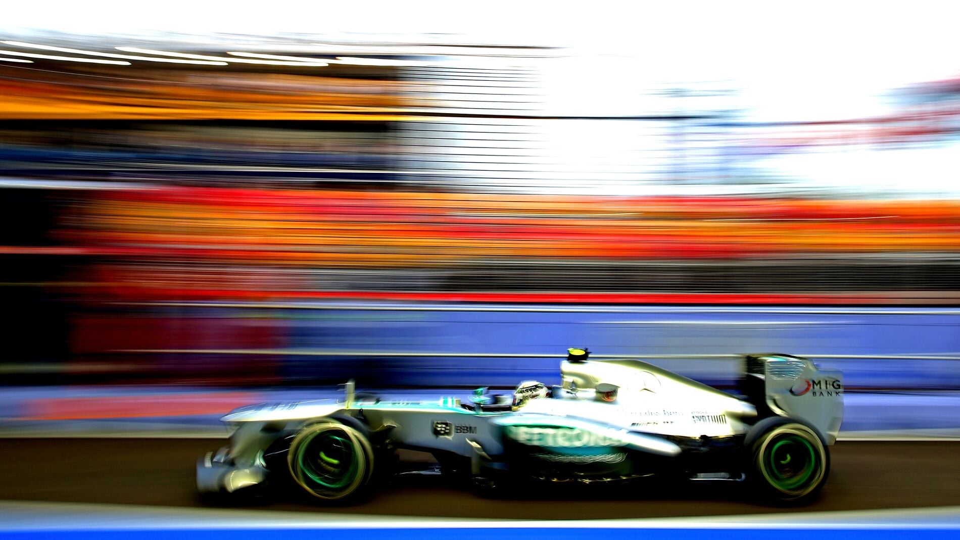 Lewis Hamilton en Marina Bay