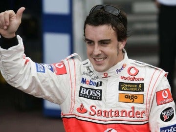 Fernando Alonso en su etapa en McLaren