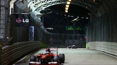 Los datos del GP de Singapur 2014