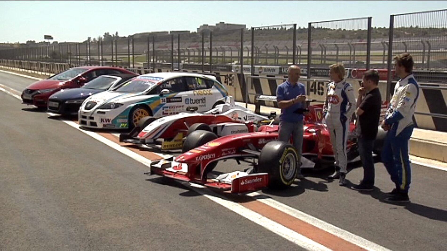 Cheste compara un F&oacute;rmula 1 con otros coches