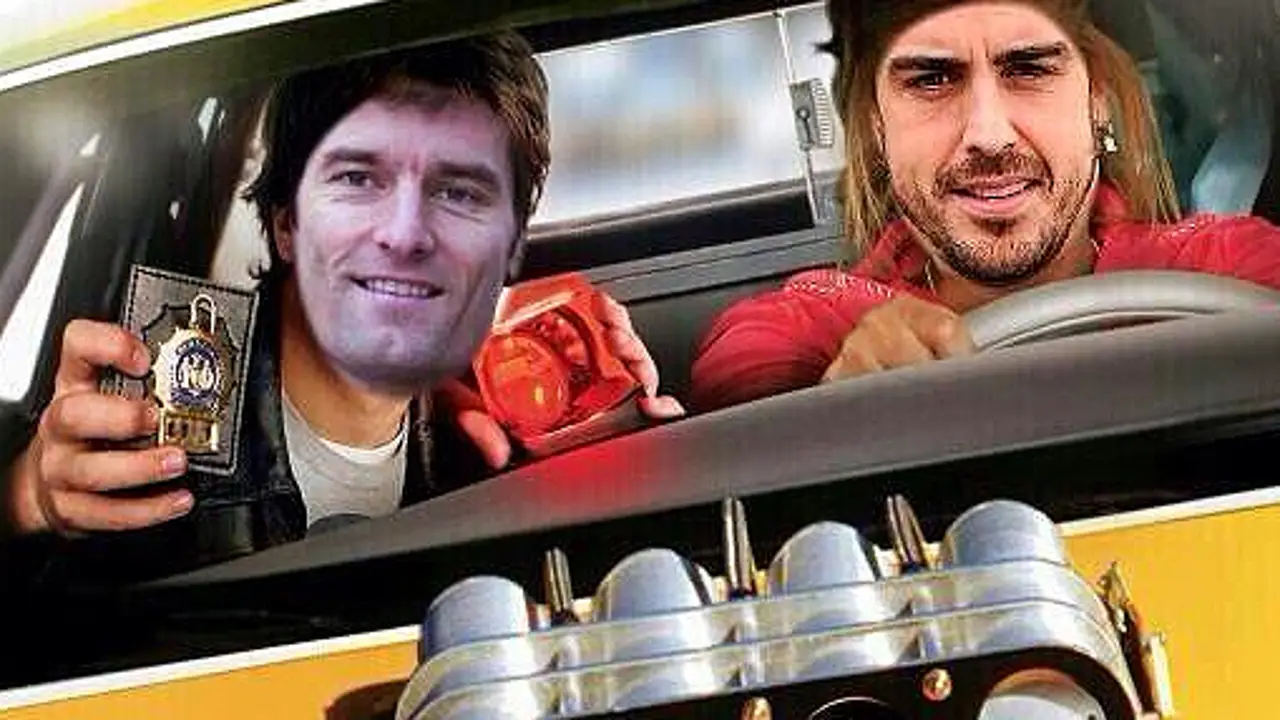 Montaje de Alonso en su cuenta de Twitter