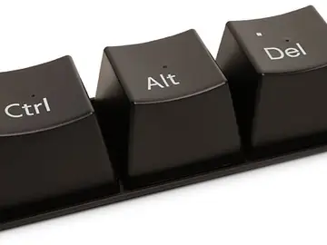 Botón Ctrl alt del Botón Ctrl alt del