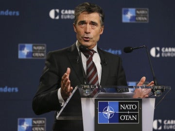 El secrerario general de la OTAN, Anders Fogh Rasmussen