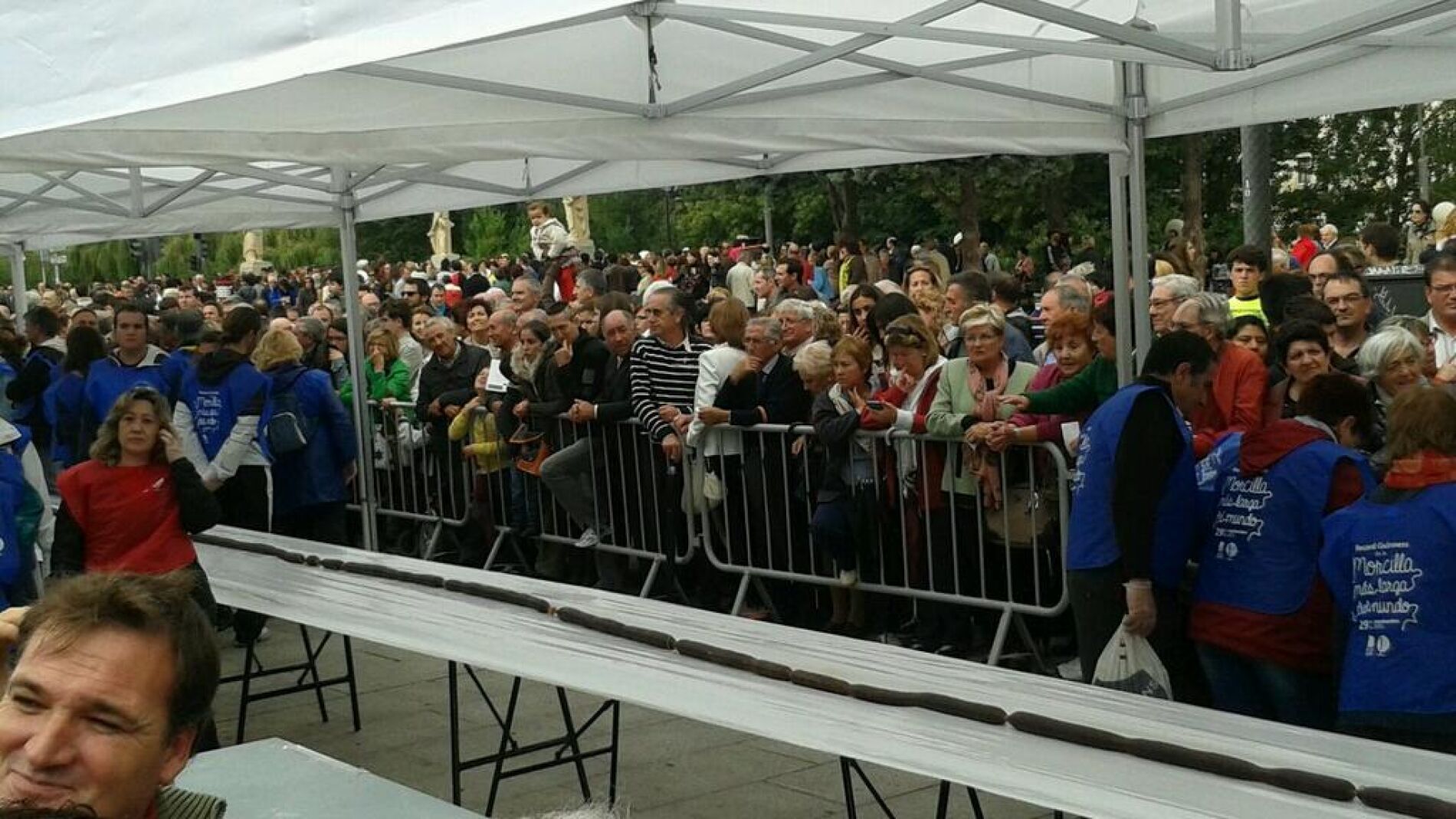 La morcilla m&aacute;s grande del mundo