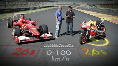 Diferencias entre un F1 y una moto GP