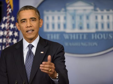 Barack Obama en rueda de prensa