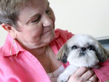 Nancy Granato y el pequeño Taffy