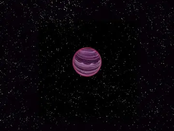 Recreación del planeta descubierto Recreación del planeta descubierto