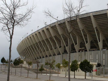 Exterior del Estadio de Son Moix en Palma Exterior del Estadio de Son Moix en Palma