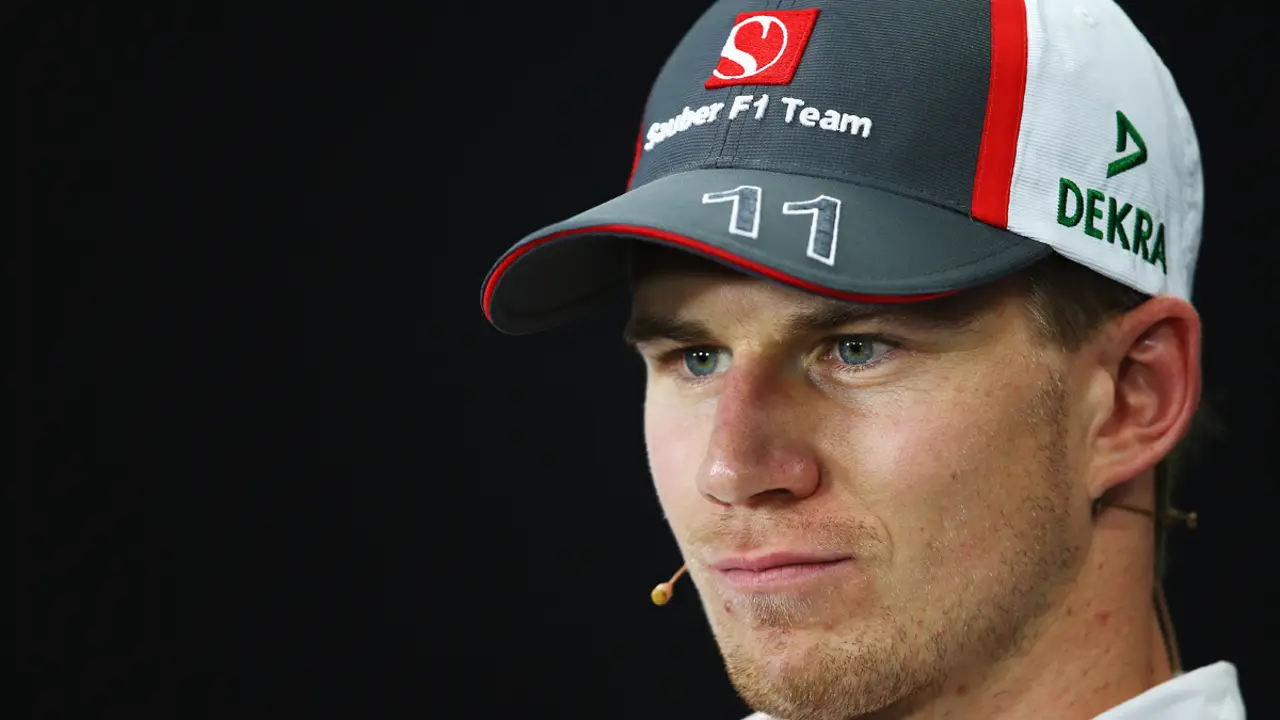 Nico Hulkenberg, en rueda de prensa