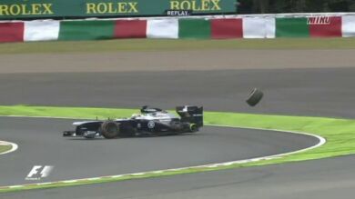 Accidentes de Maldonado y Van der Garde en Japón