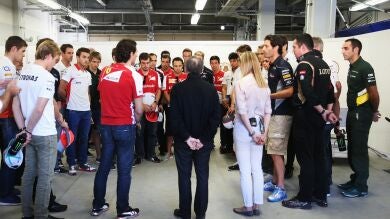 Los pilotos de F1 realizan un homenaje a María de Villota en Suzuka