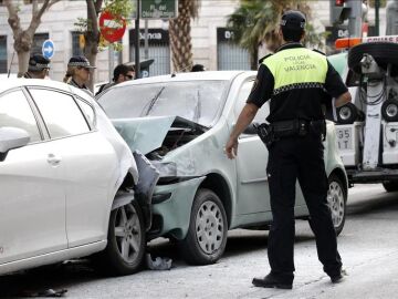 accidente de tráfico en Valencia