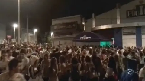 Cinco heridos en una avalancha en Córdoba Cinco heridos en una avalancha en Córdoba