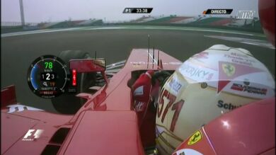 Alonso sufre una avería en la caja de cambios durante los Libres de Buddh 