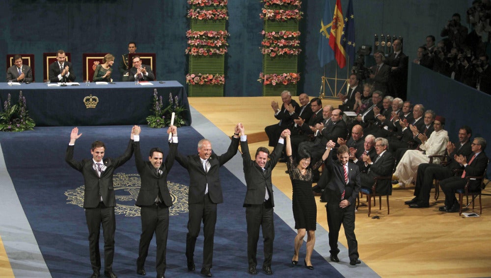 Los premiados con el Premio Príncipe de Asturias 2013 de Cooperación Internacional