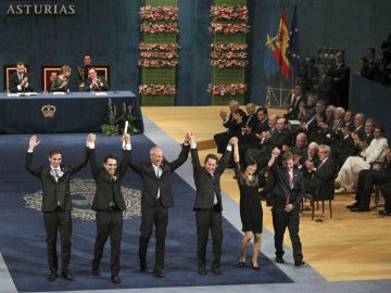 Los premiados con el Premio Príncipe de Asturias 2013 de Cooperación Internacional